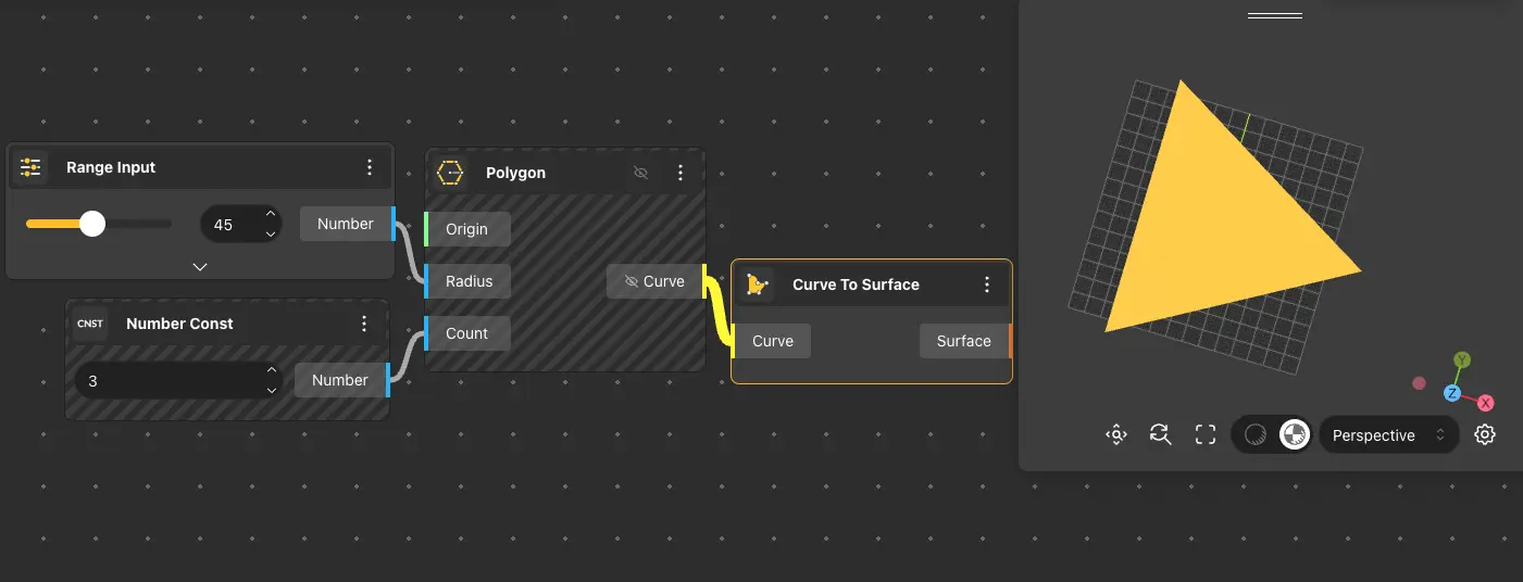 Curve To Surface Use