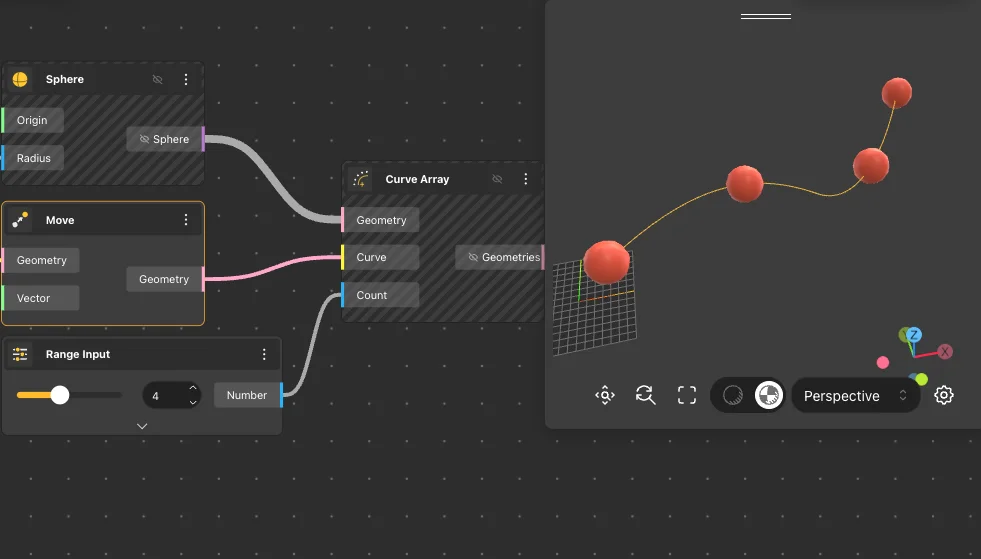 Curve Array Use