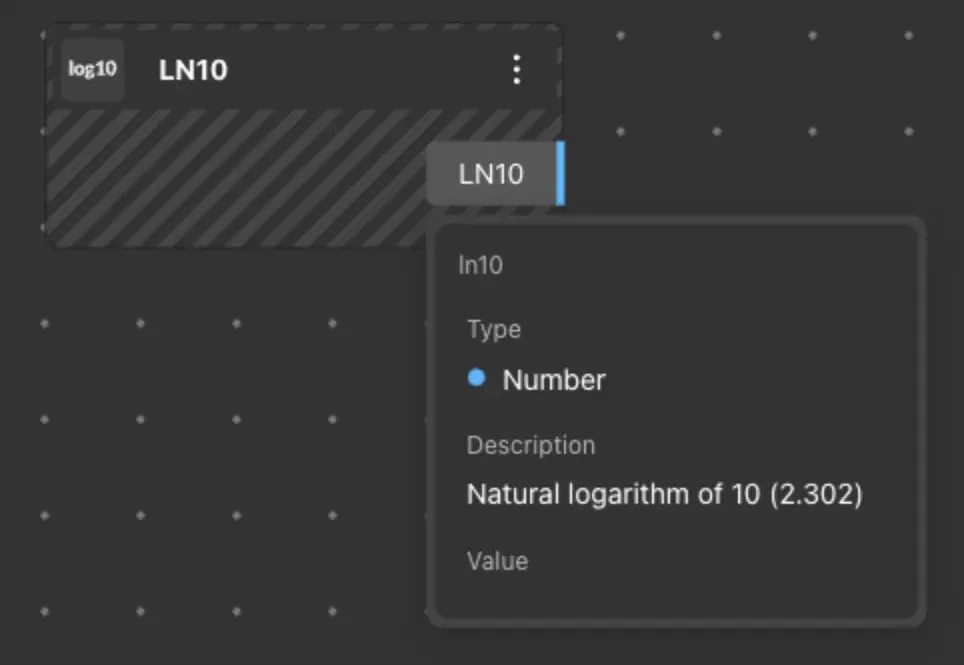 LN10 usage