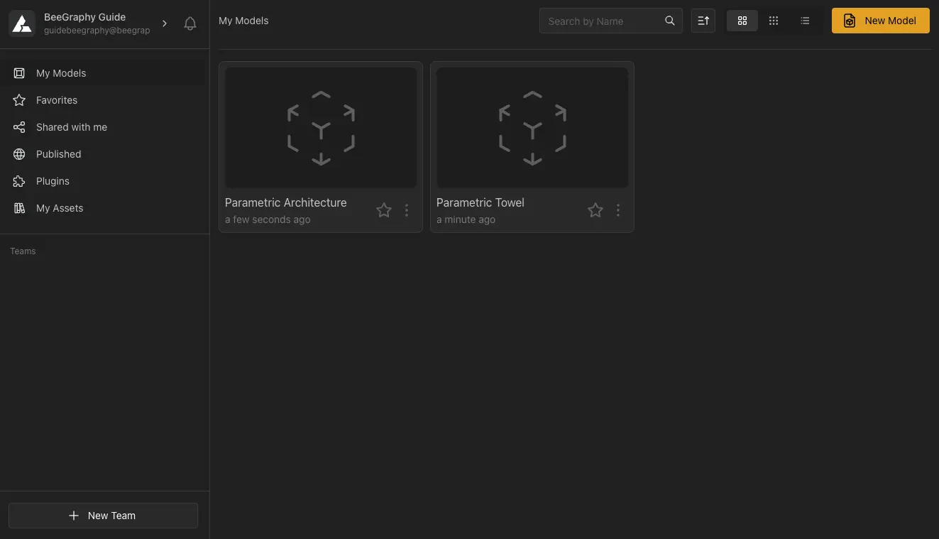 Model Grid View