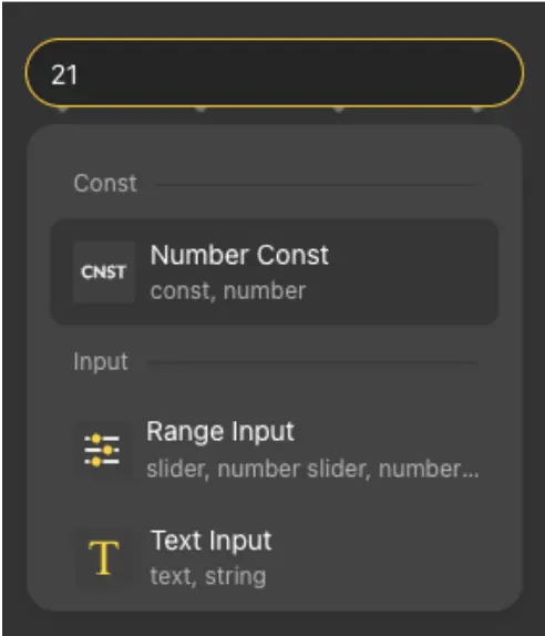 Number Const Set