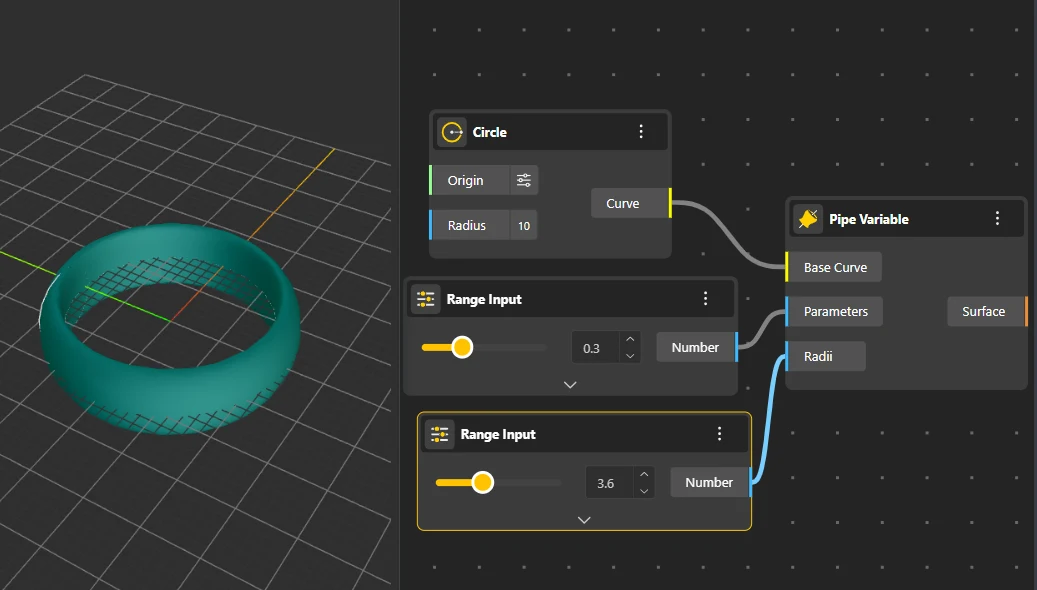 Pipe Variable example
