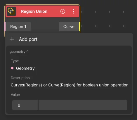 Region Union Add