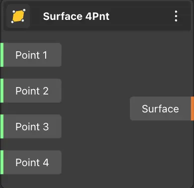 Surface 4Pnt