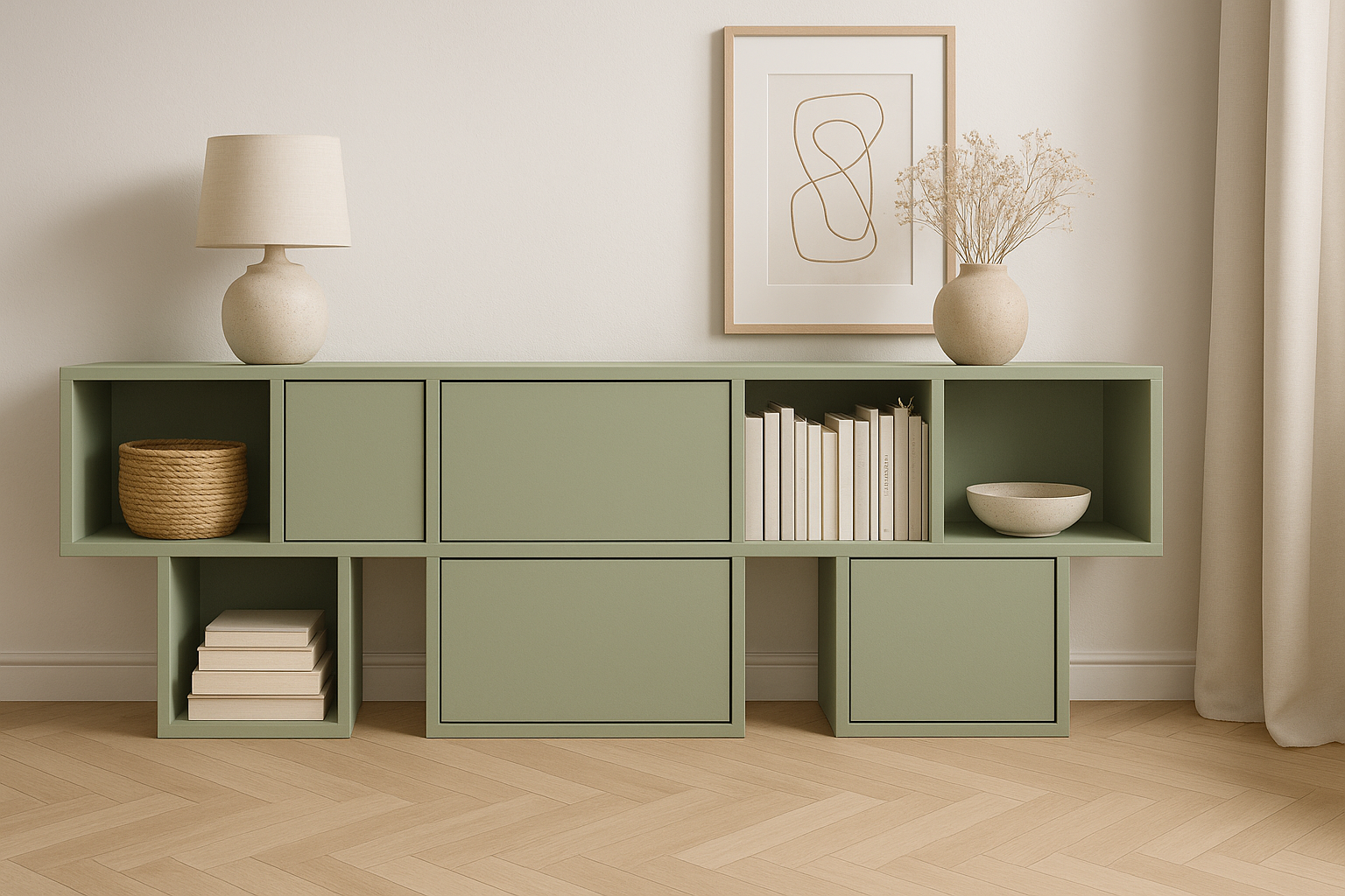 Geometric Wall Storage  - 5
