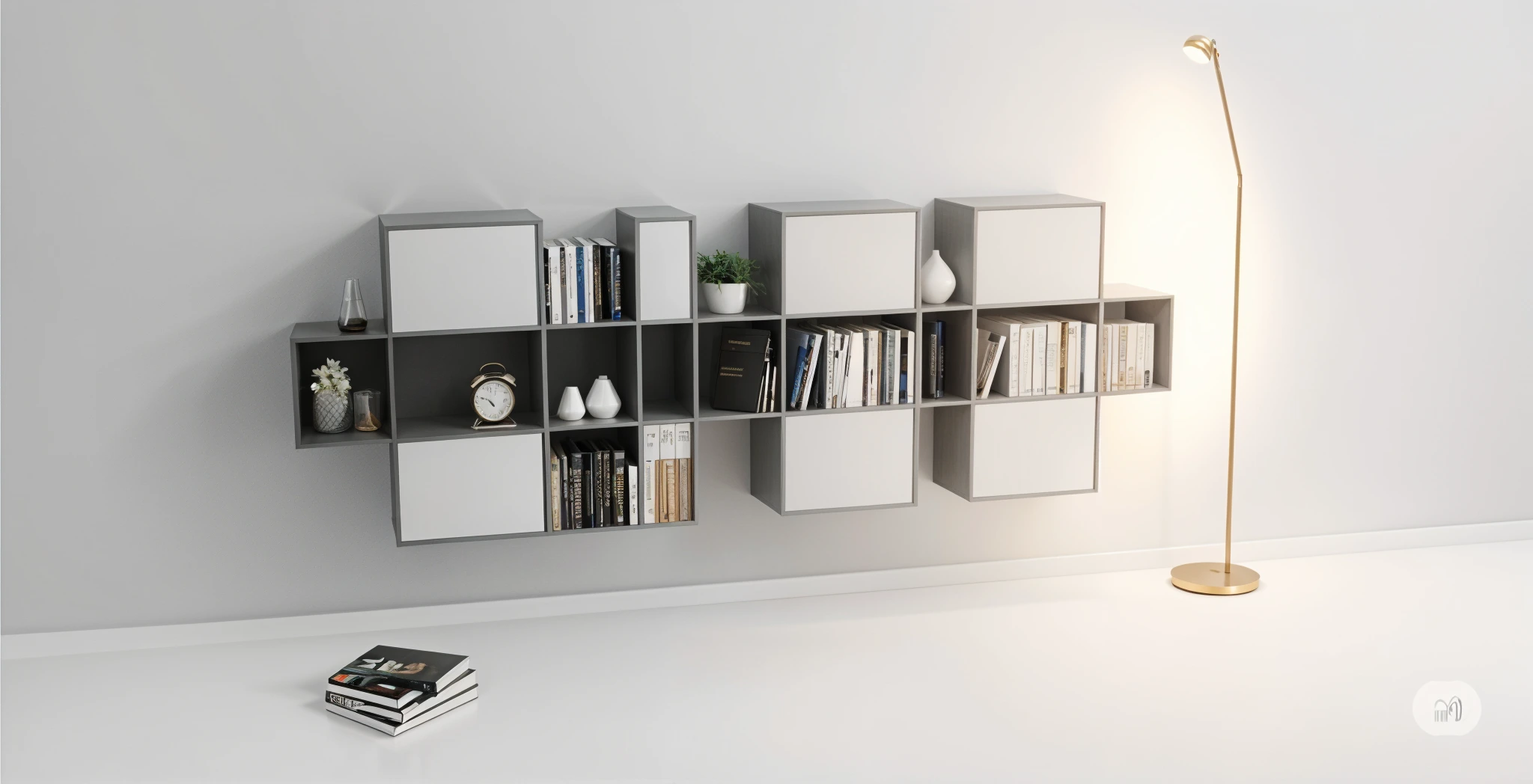 GridHash Modular Shelf - 4