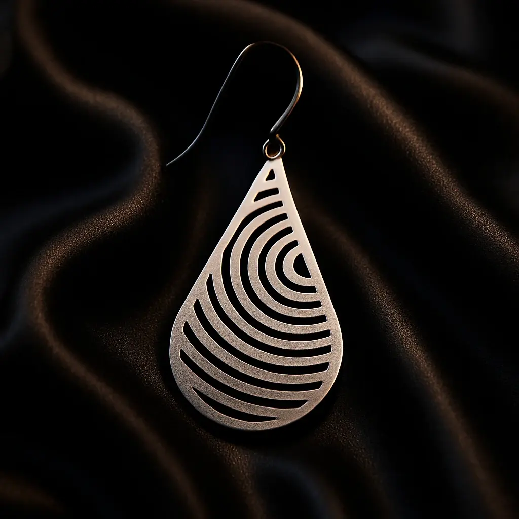 Spiral Cutout Earring - 2