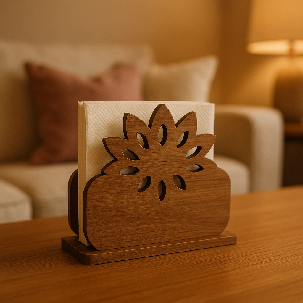 Wooden Napkin Holder - 3