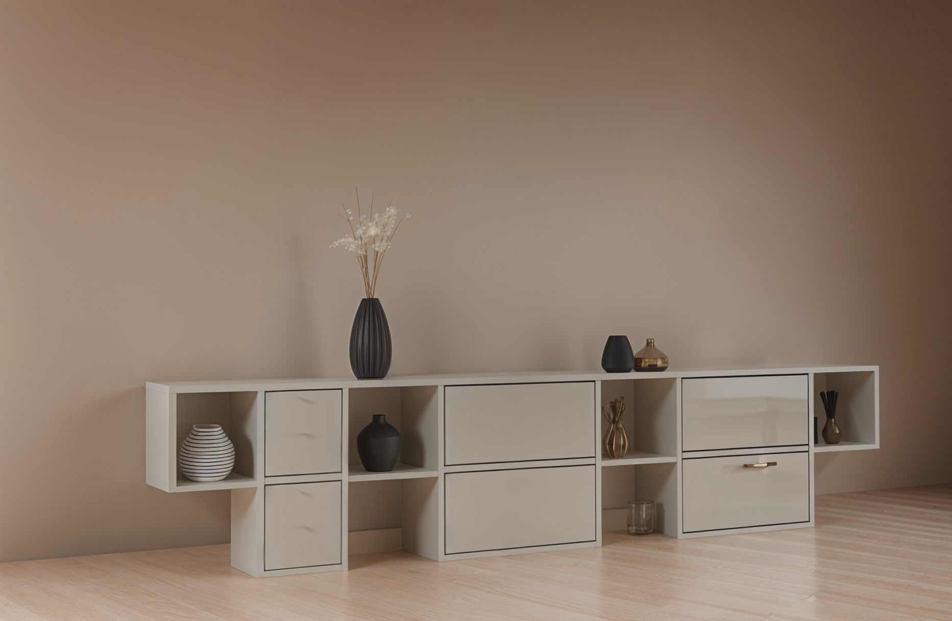 Geometric Wall Storage  - 3