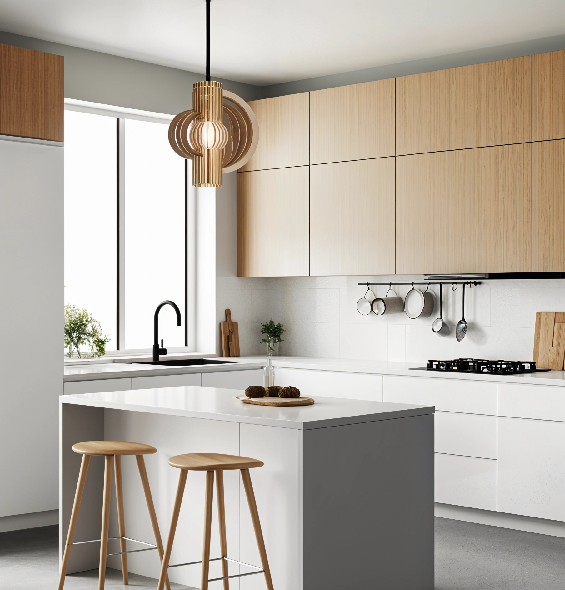 Wooden Pendant Lamp - 8