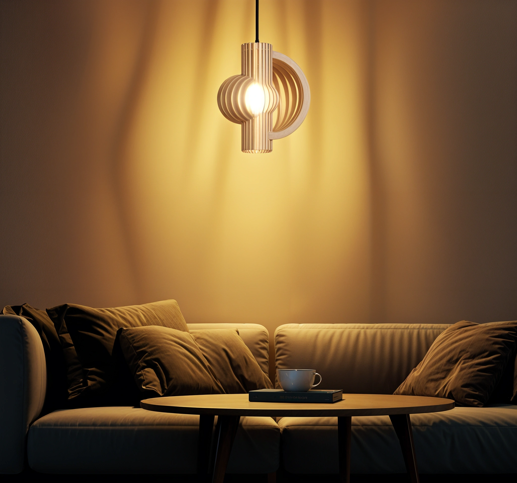 Wooden Pendant Lamp - 5