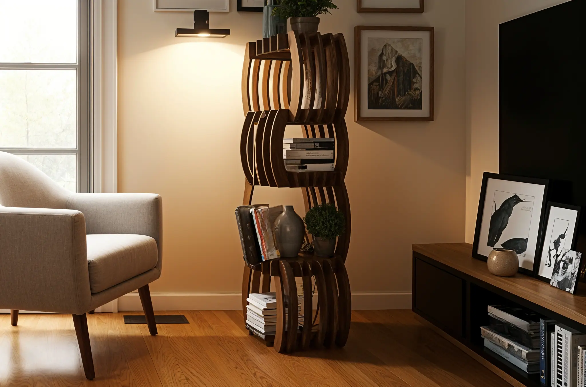 Parametric Wooden shelf - 2