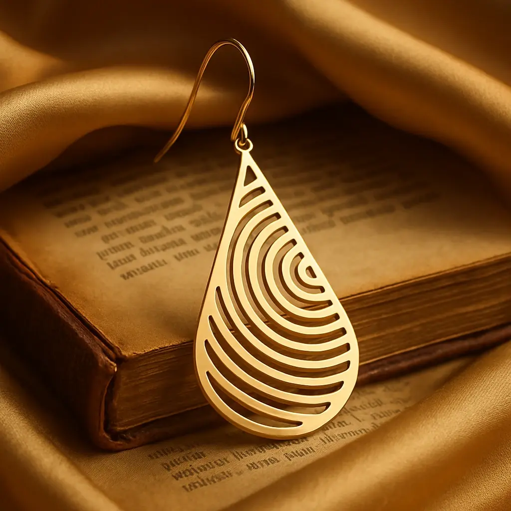 Spiral Cutout Earring - 3