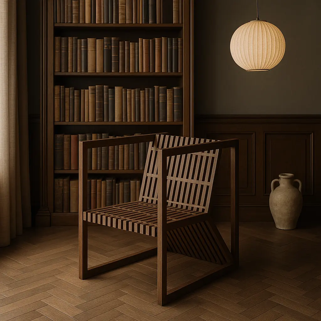 Wooden GridFrame Chair thumbnail