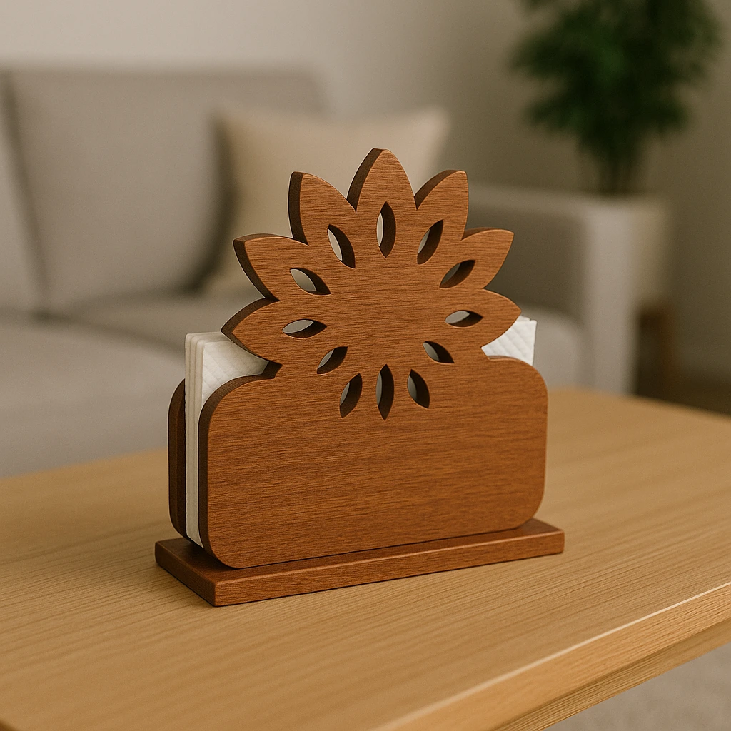 Wooden Napkin Holder - 4