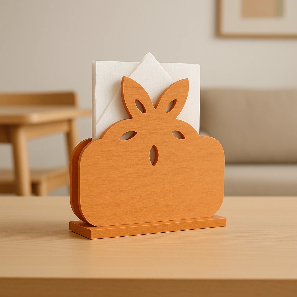 Wooden Napkin Holder - 8