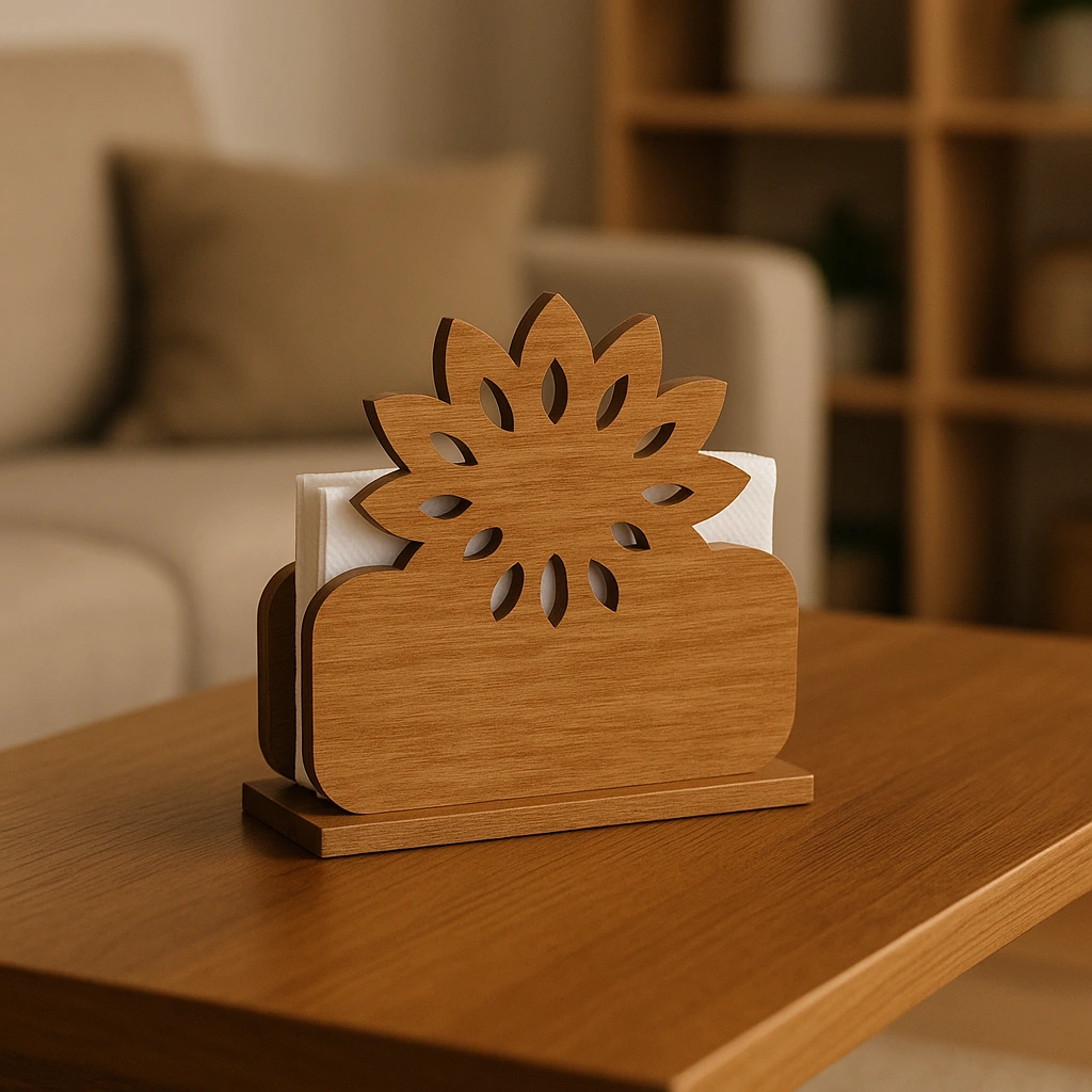 Wooden Napkin Holder - 5