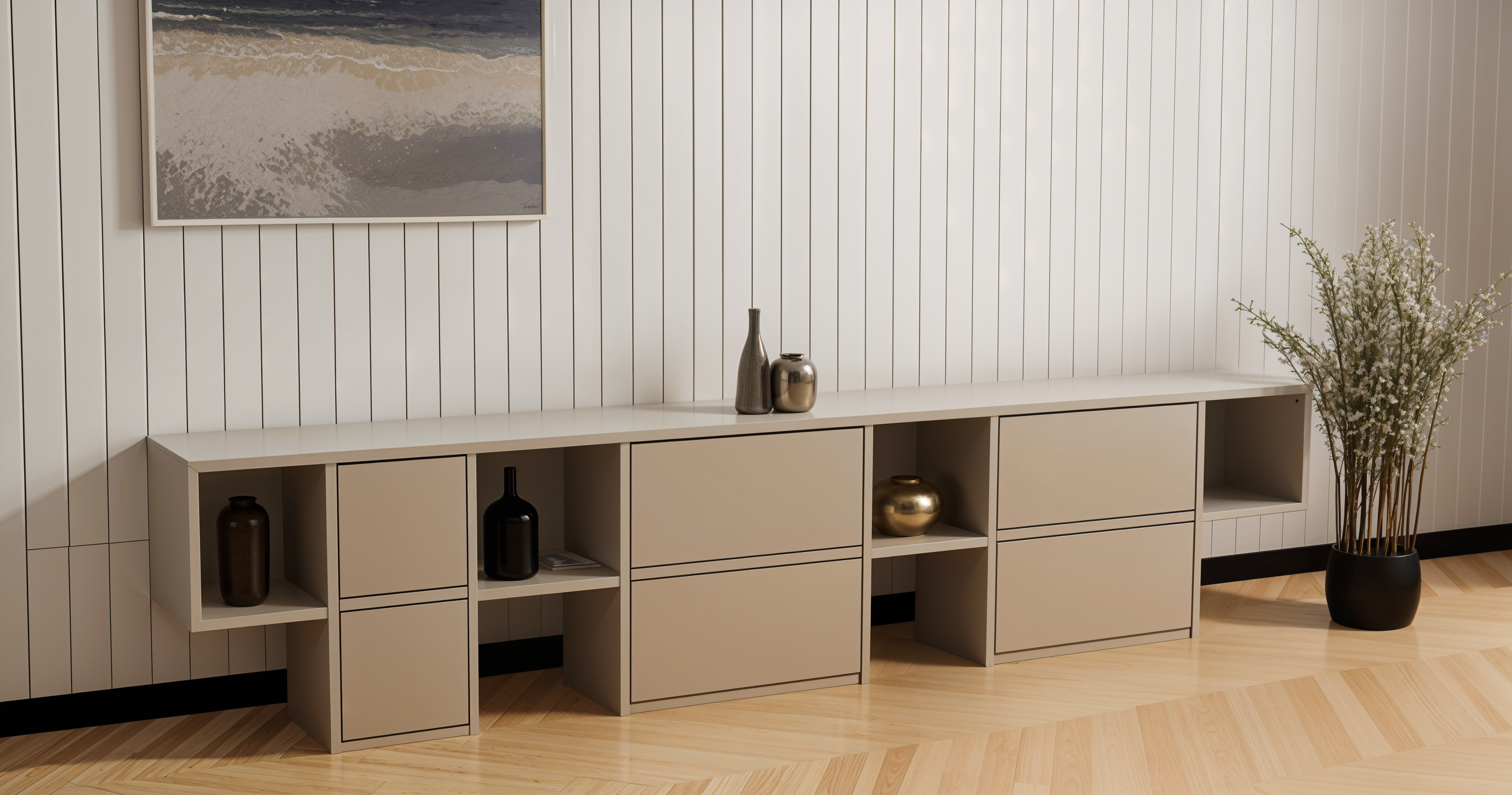 Geometric Wall Storage  - 2
