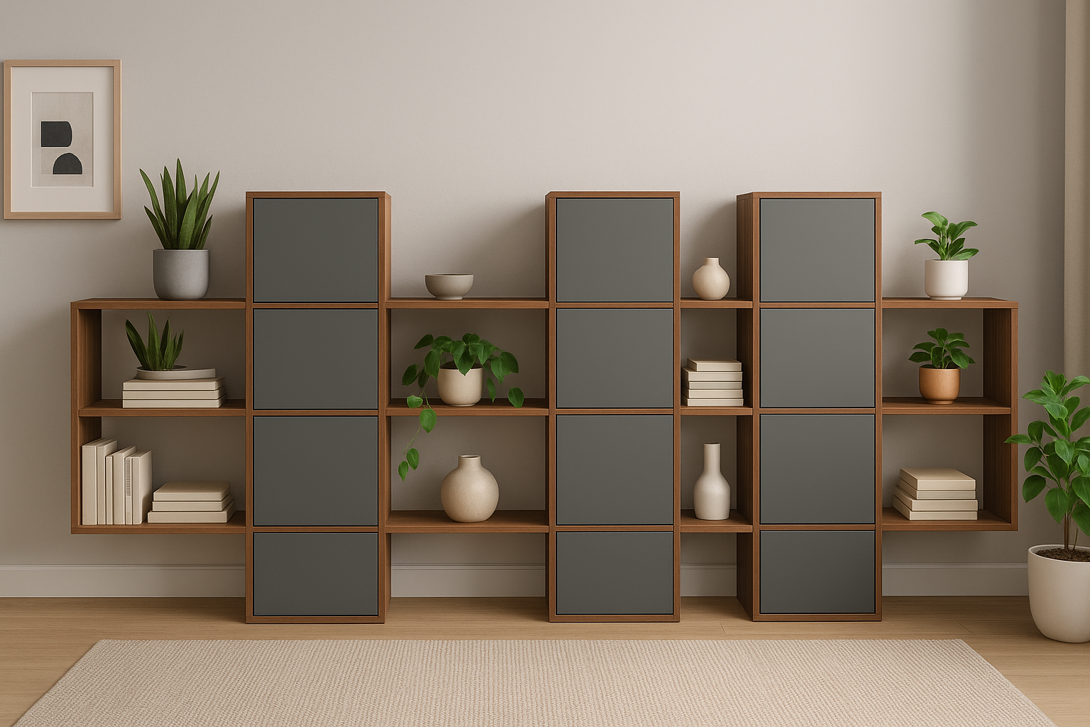Geometric Wall Storage  - 6