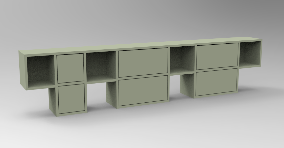 Geometric Wall Storage  - 0