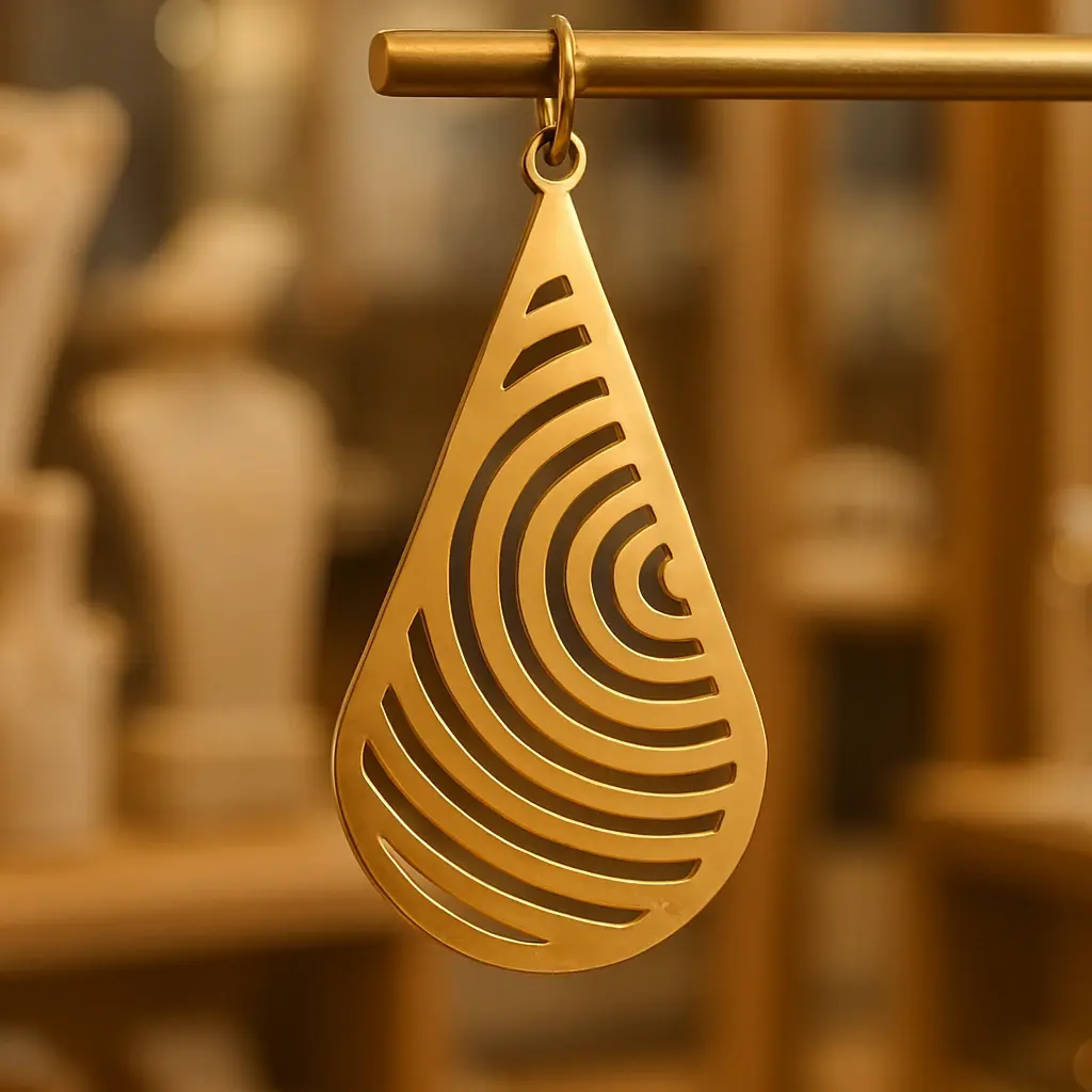 Spiral Cutout Earring - 6