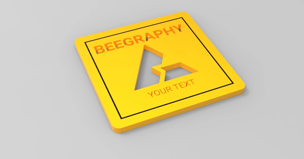 Rectangular Wooden Logo Design - 0