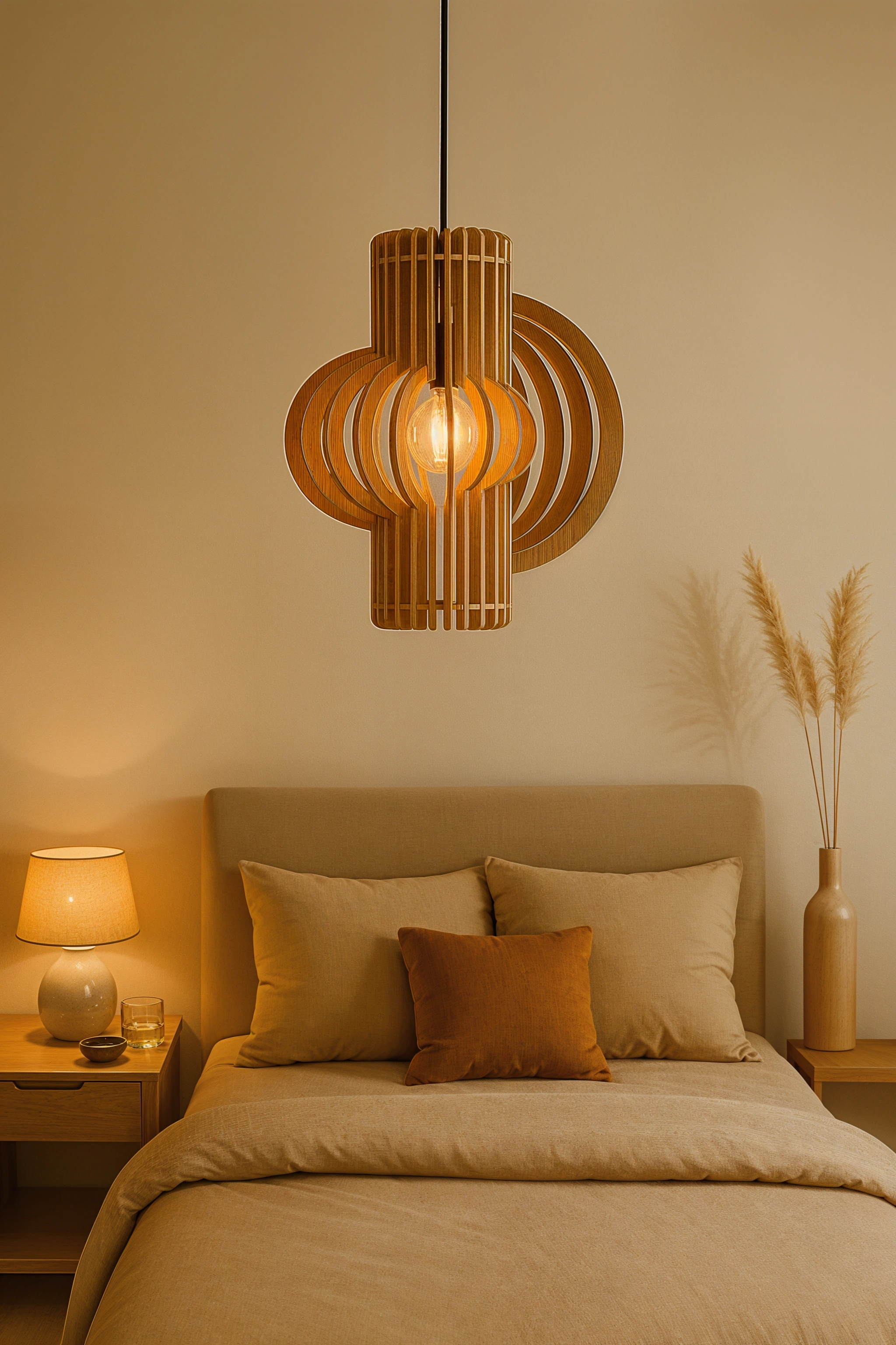 Wooden Pendant Lamp - 4
