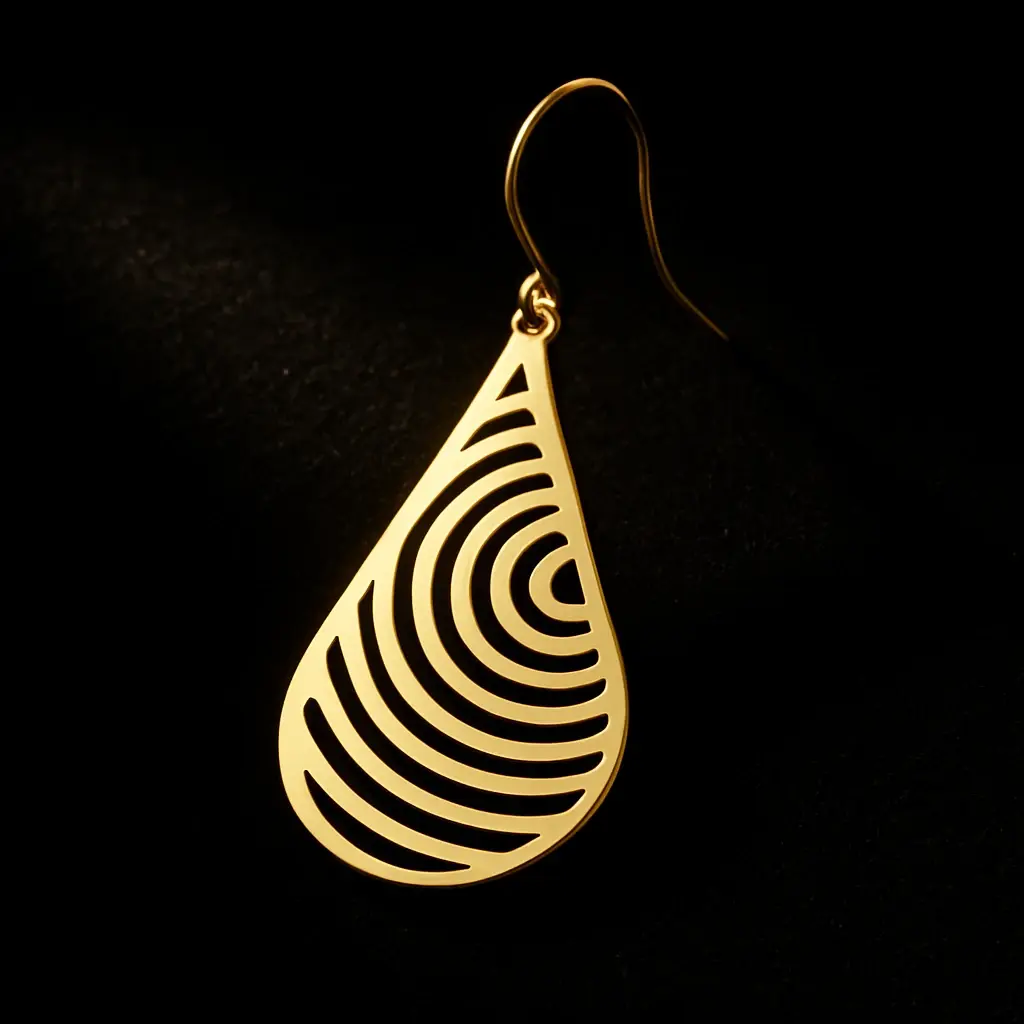 Spiral Cutout Earring - 5