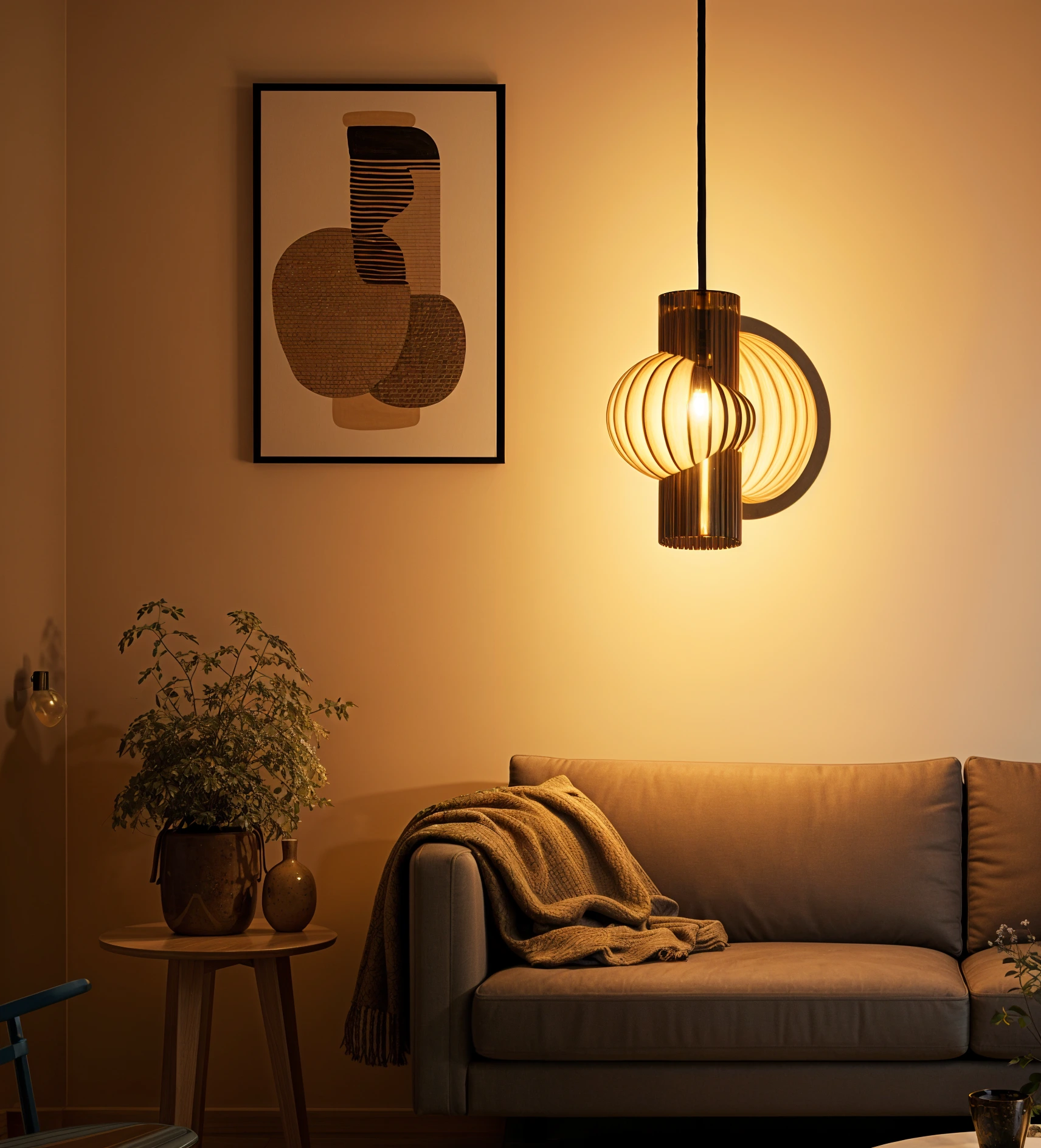 Wooden Pendant Lamp - 10