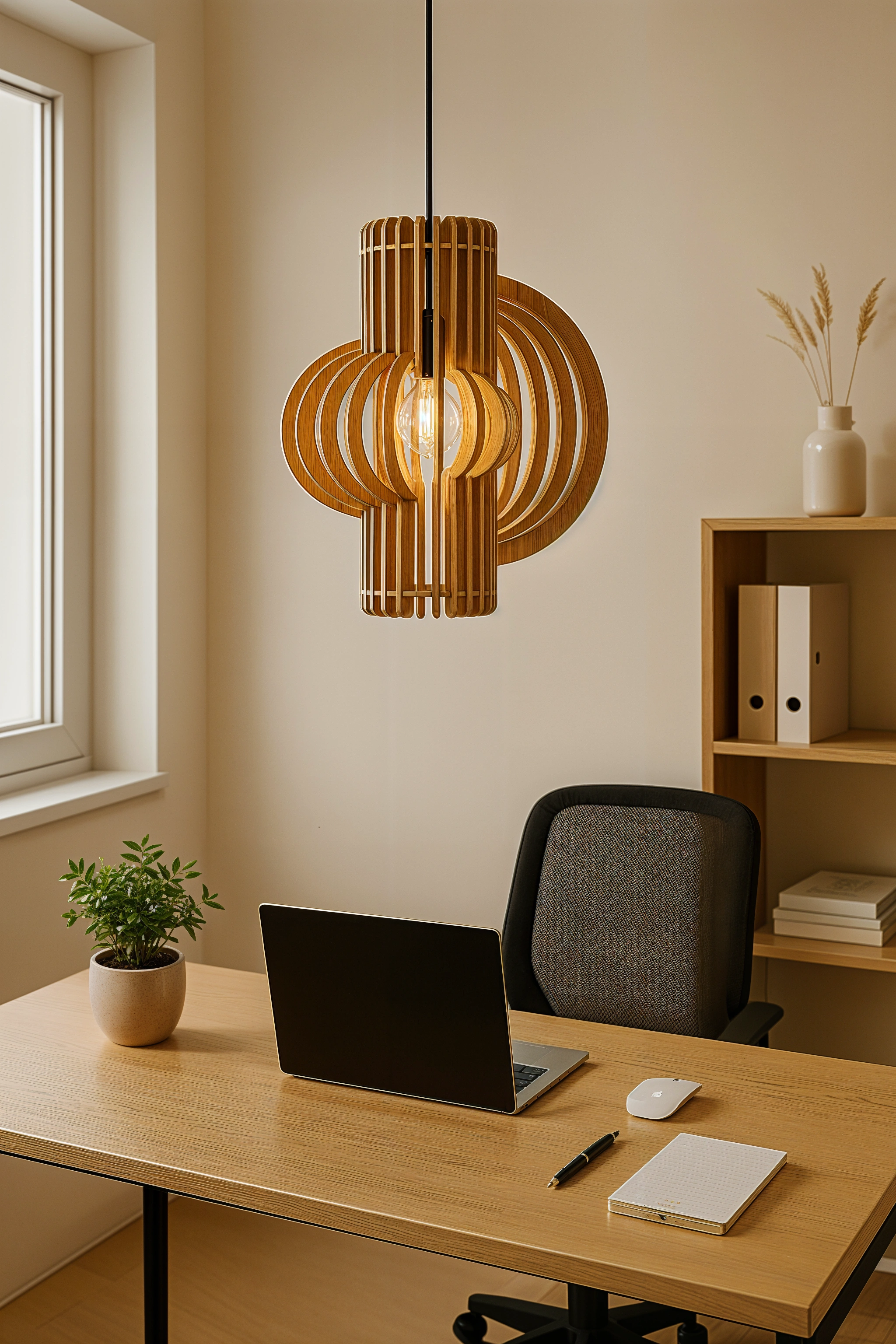 Wooden Pendant Lamp - 1