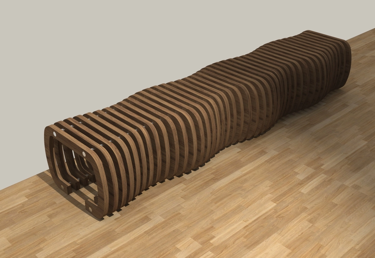 Parametric Bench Matrix 2D/3D Model - 0