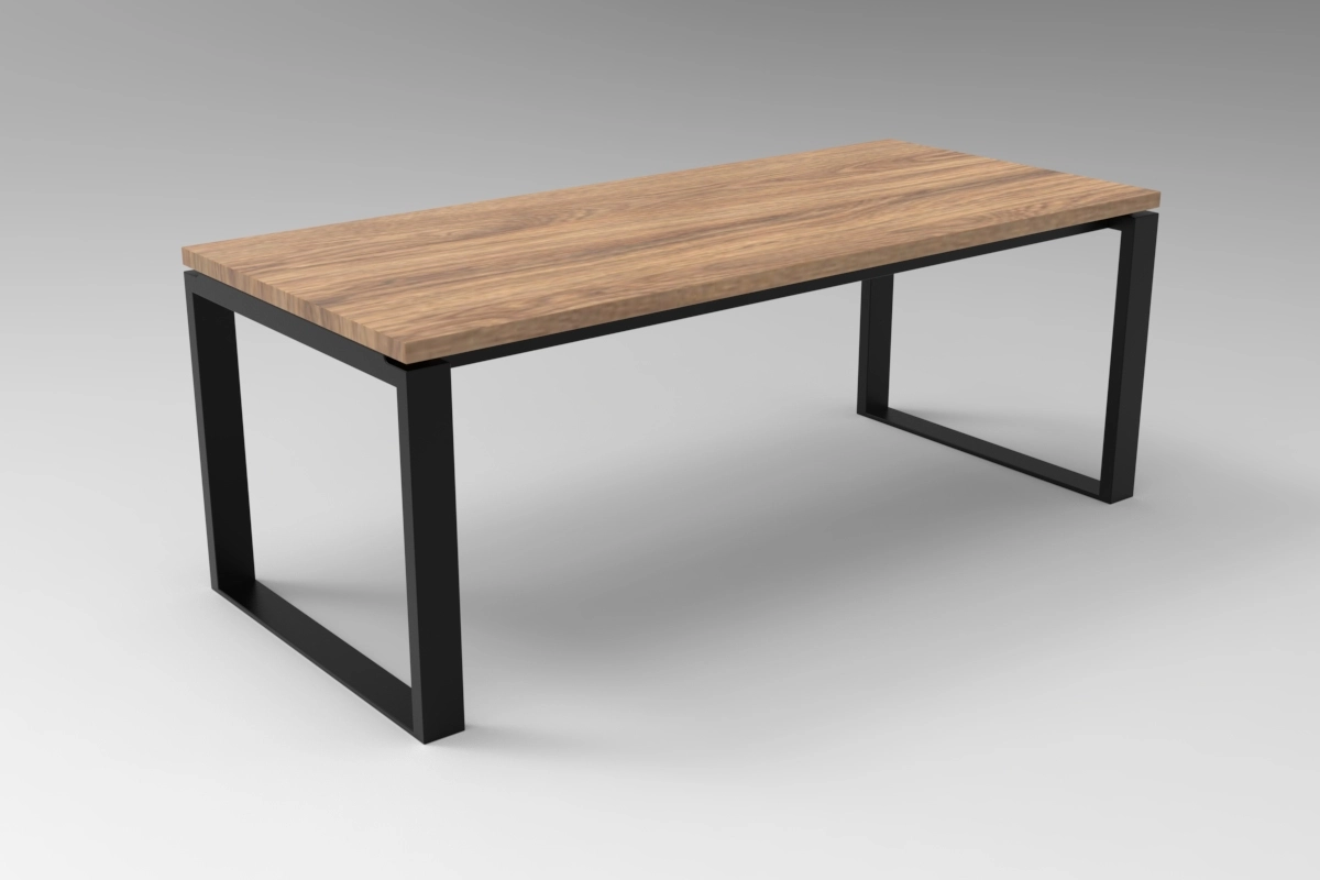 Loft Dining Table 2D/3D Parametric Model - 0