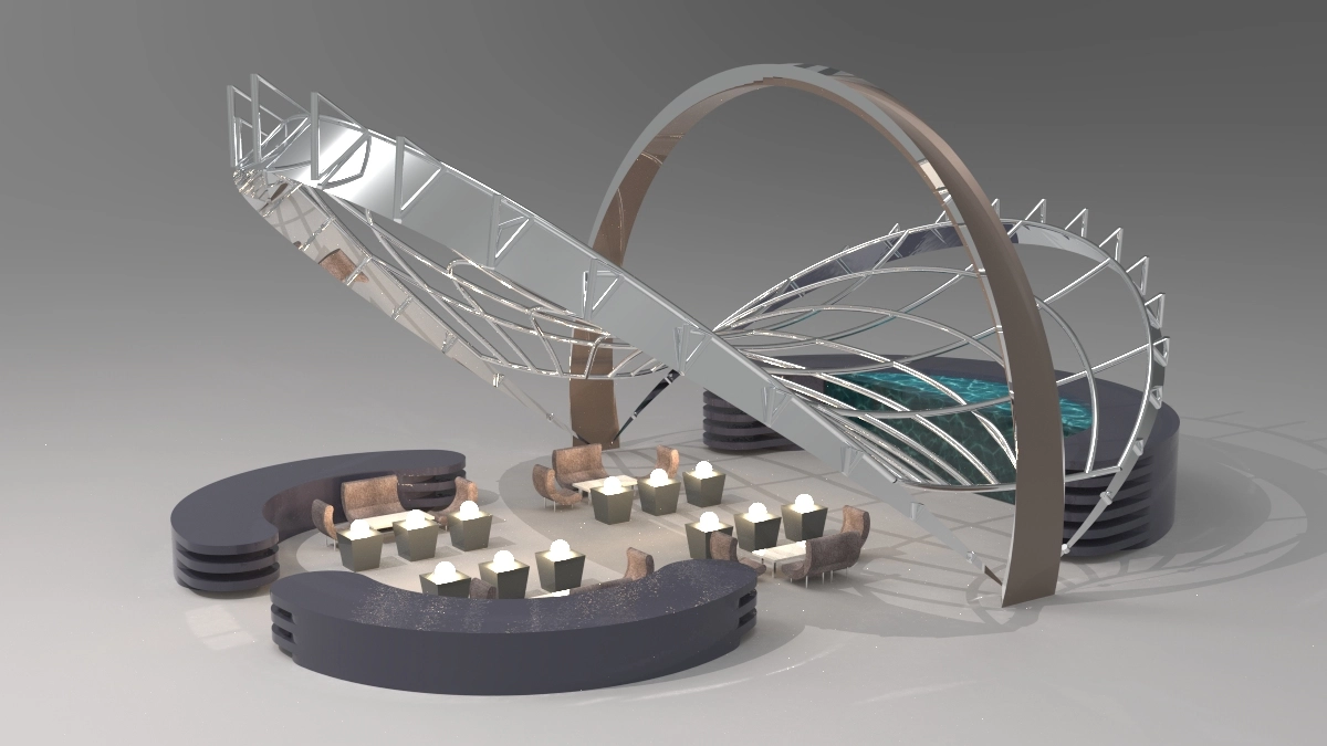 3D Parametric Cafe - 0