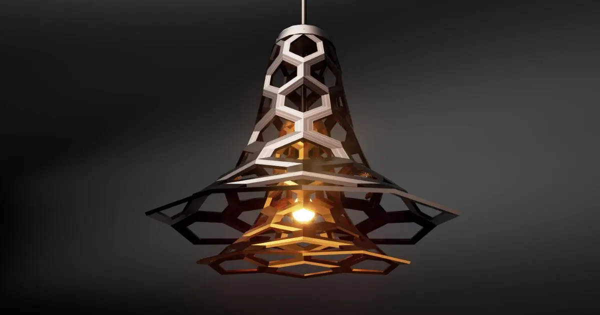 Hexagonal lamp - 0