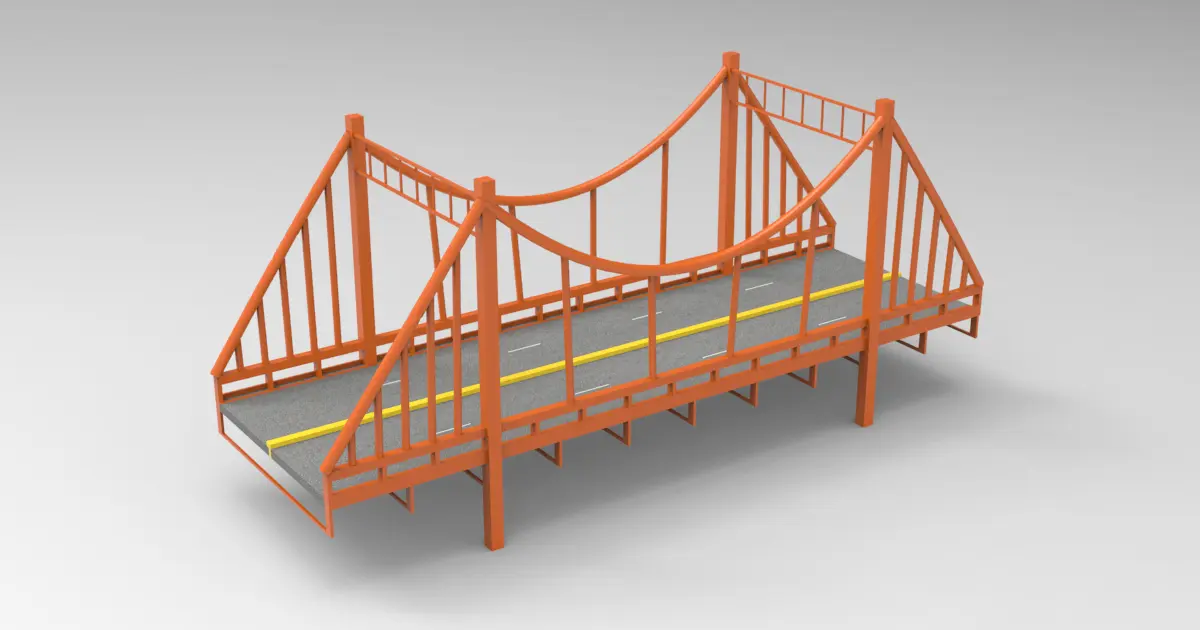 Bridge: 3D Parametric Model - 0