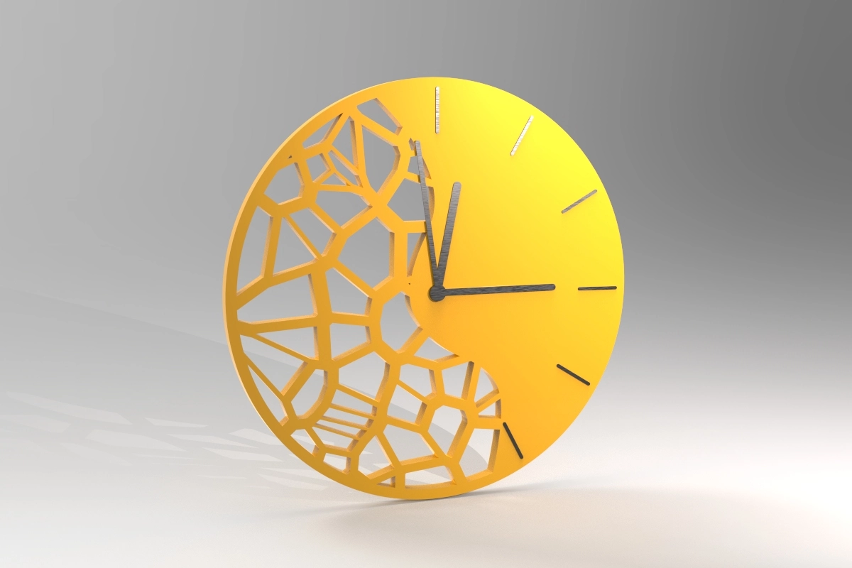 Clock 3D/2D Parametric Model - 0