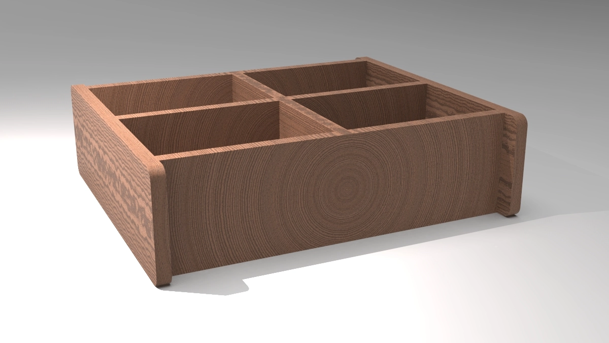 Simple Box 2D/3D Parametric Model - 0