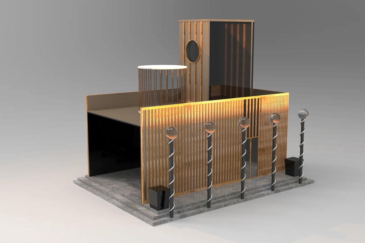 Pavilion 3D Parametric Model - 0