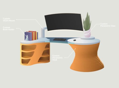 First 2D/3D parametric models shop