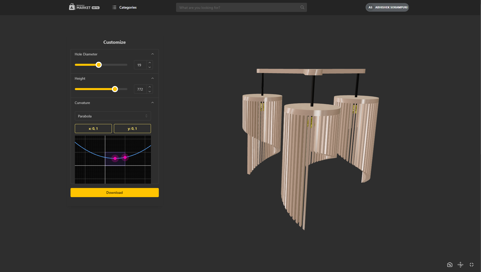 Beegraphy's Parametric Configurator