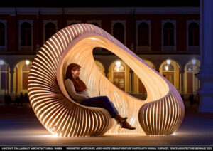 Parametric urban furniture