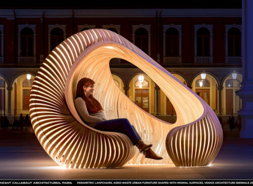 Parametric urban furniture