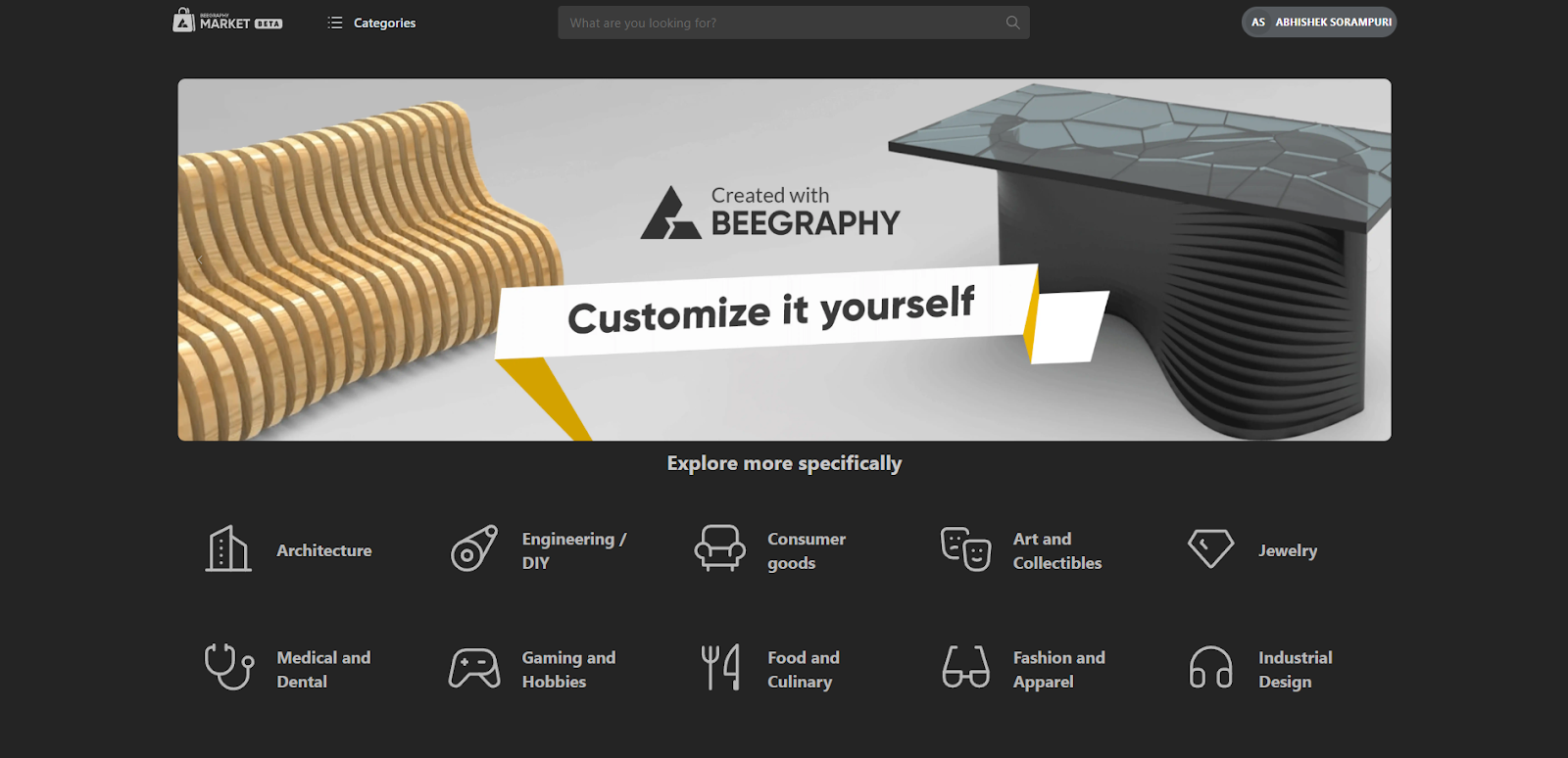 Beegraphy Marketplace