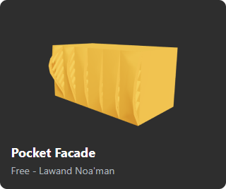 Pocket Facade by Lawand Noa'man