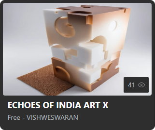 ECHOES OF INDIA ART X by VISHWESWARAN