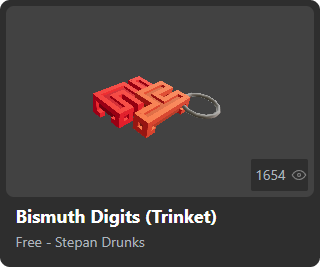 Bismuth Digits (Trinket) by Stepan Drunks