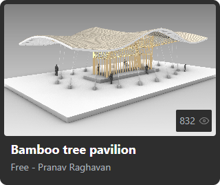 Bamboo tree pavilion by Pranav Raghavan
