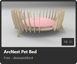 ArcNest Pet Bed by deanpickford