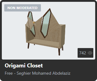 Origami Closet by Seghier Mohamed Abdelaziz