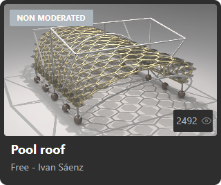 Pool roof by Ivan Sáenz